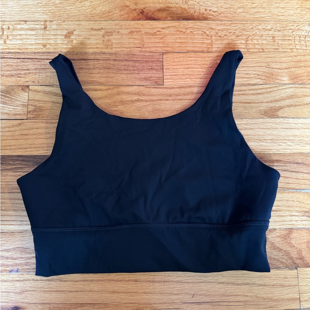 Aerie Black Cropped Sports Bra